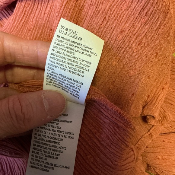 American Eagle boho peasant top - Picture 4 of 12